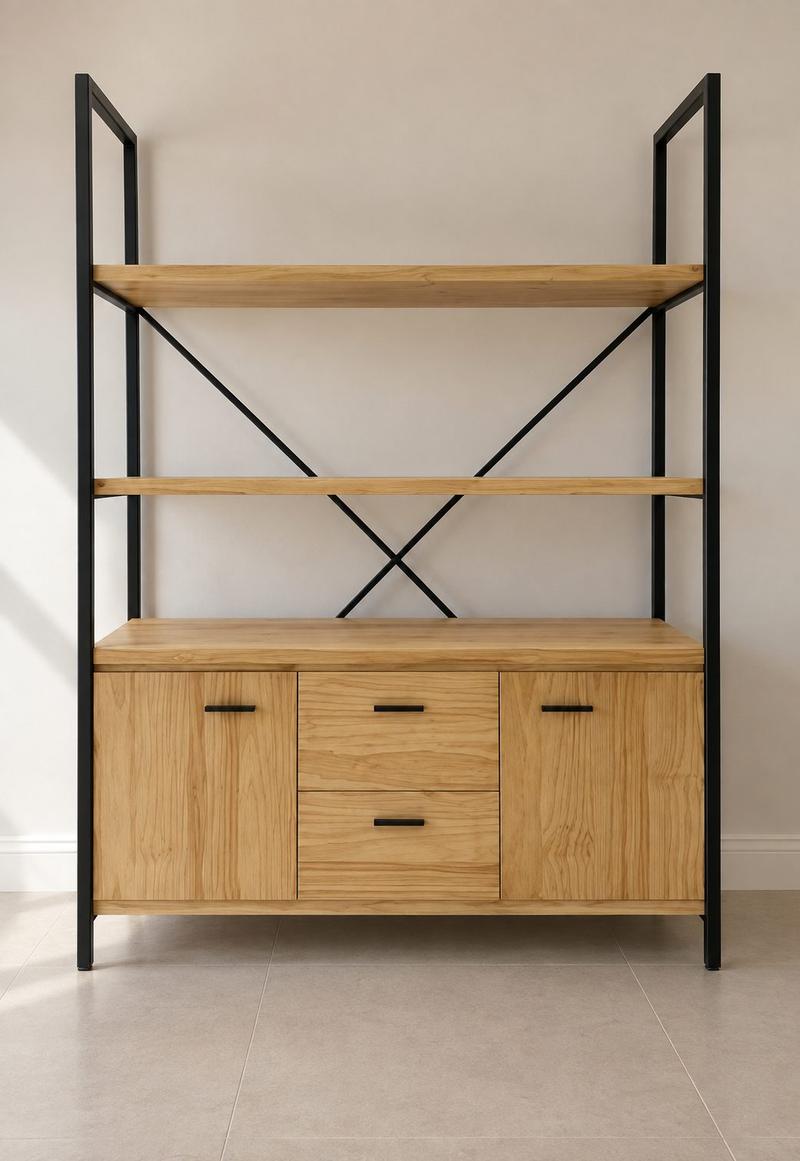 aparador de living industrial · 200 x 150 x 40 · Córdoba — mueble a medida de RGM Soluciones